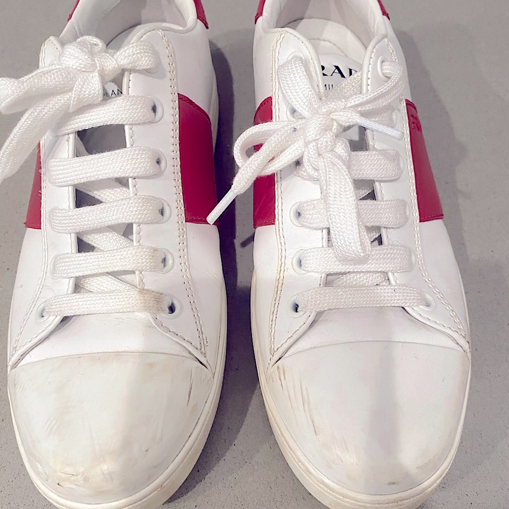 Prada Leather Sneakers